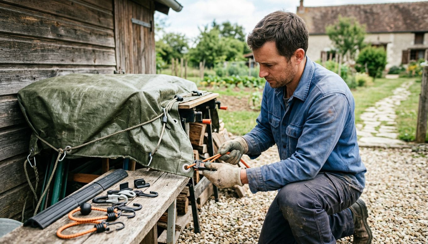Accessoires méconnus : les petits détails qui prolongent la vie de votre bâche