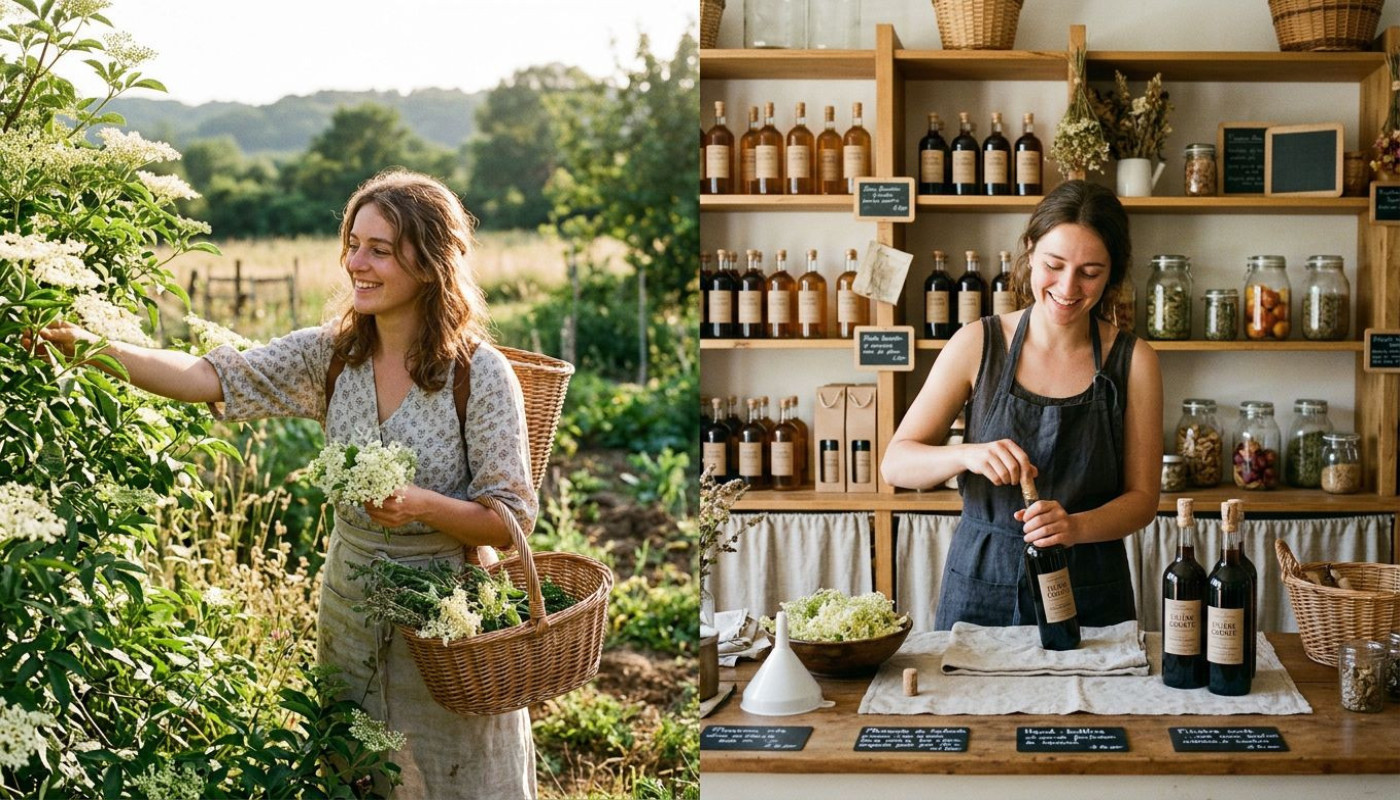 De la cueillette à la boutique : la filière courte en boissons artisanales