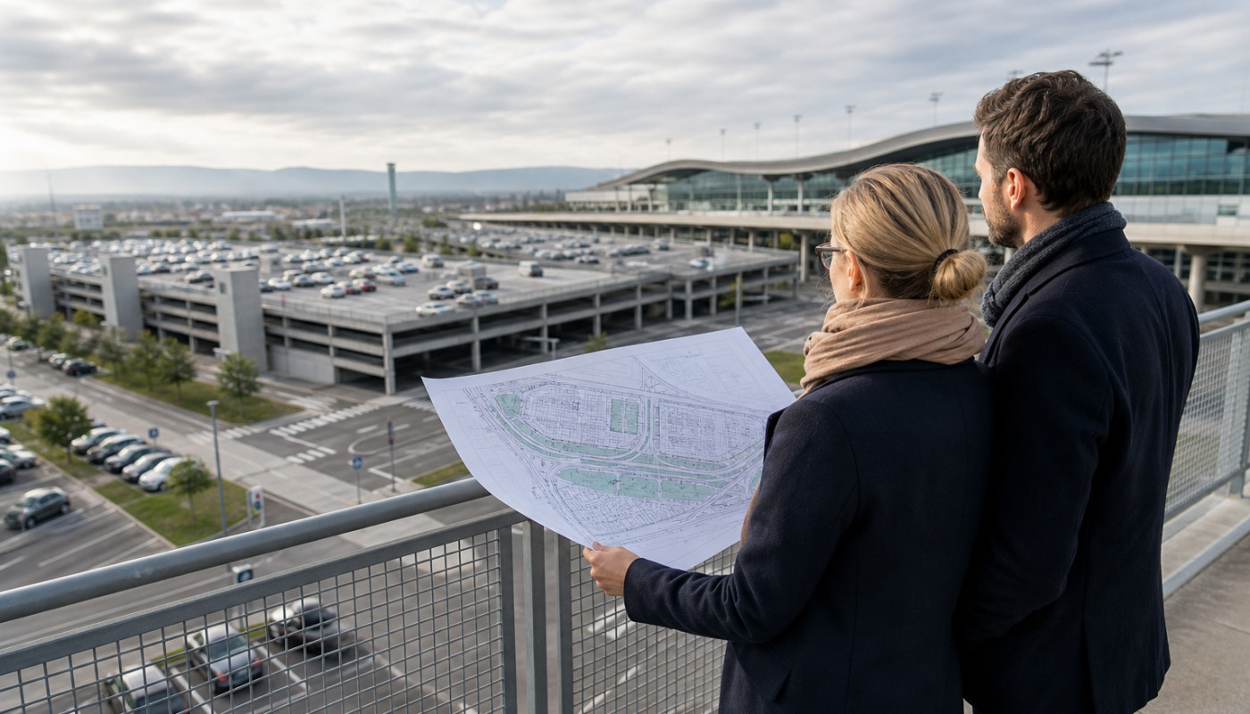 Parking aéroport de Lyon Saint Exupéry : source d’inspiration pour les urbanistes